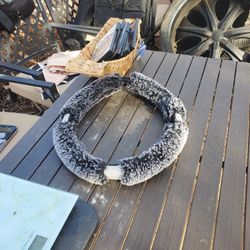 Steering wheel Cover Car Fluffy Warm Sparkling 