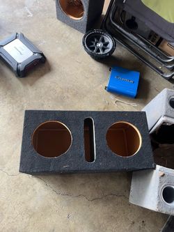Speaker box for 8's