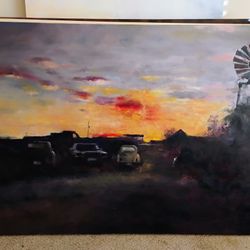 Hot Mississippi Summer. Oil On Canvas