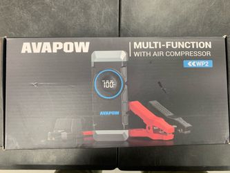 AVAPOW Car Jump Starter, 4000A Peak Battery For All Gas or Up to 10L Diesel, Portable Booster Power Pack, 12V Auto Jump Box with LED Light, USB Quick