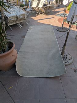 Gray Outdoor Runner Rug 4x12