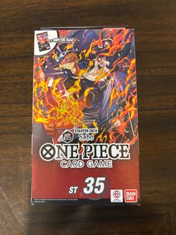 Bandai One Piece Card Game Sabo Starter Deck ST-35 + OP-16 Pack, English