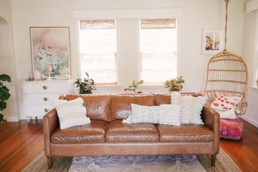 West Elm Hamilton Leather Sofa