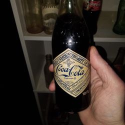 Vintage 75 Anniversary Coke Bottle 