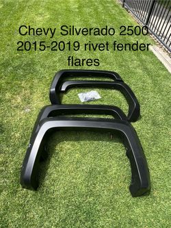 Chevy 2500HD Silverado 2015-2019 fender flares