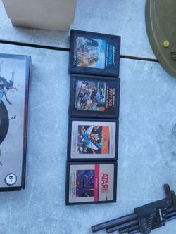Atari 2600 Game Cartridges Lot of 4