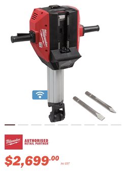Milwaukee MX Fuel Jackhammer - $1,000 Brand New (SAVE $1k+)