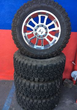 20” used wheel and tire for 8 X6.5, 165...35125020