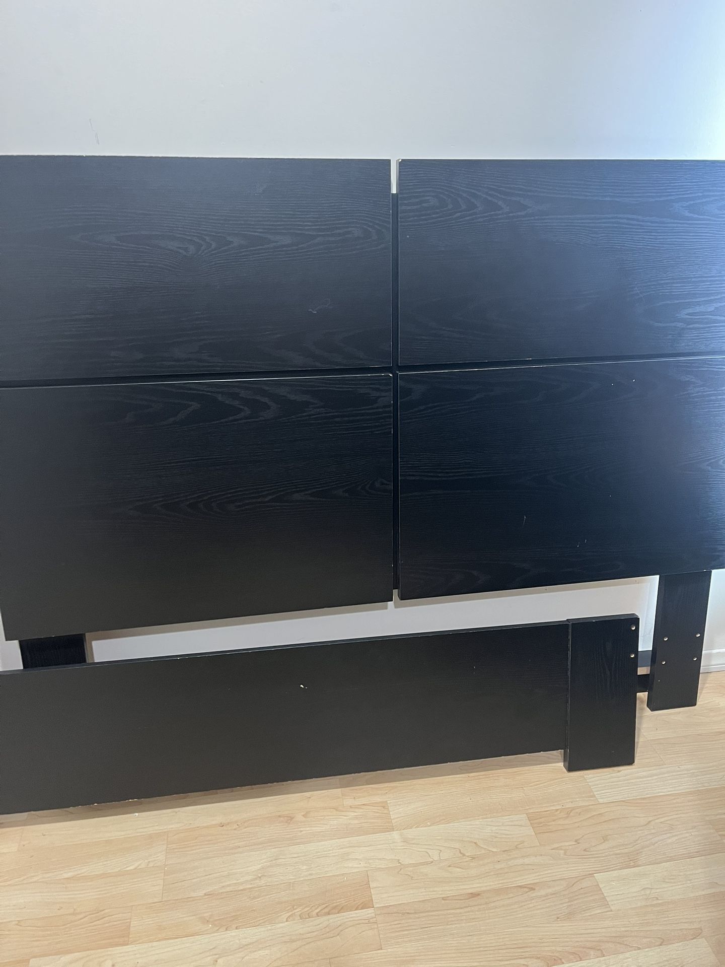 Queen Size Bed Frame With Memory Foam Mattress