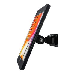Tablet On Wall Mount Bracket for iPad 10.2-Inch (9th,8th,7th Gen.),with Anti Theft Security Lock and Key, Rotate Design Arbitrary Adjustment,Multi Ang