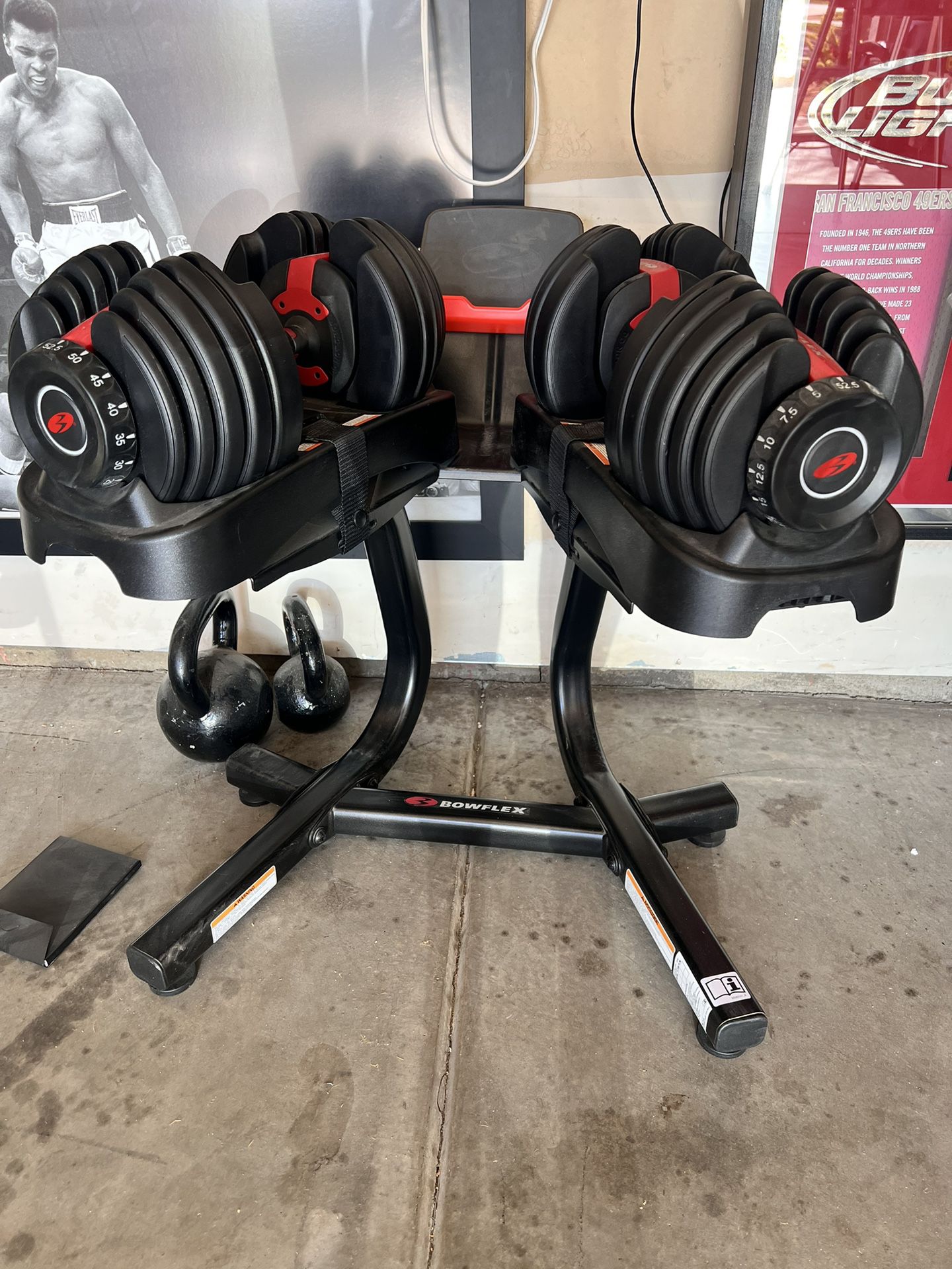 Bowflex  Dumbbells With Stand