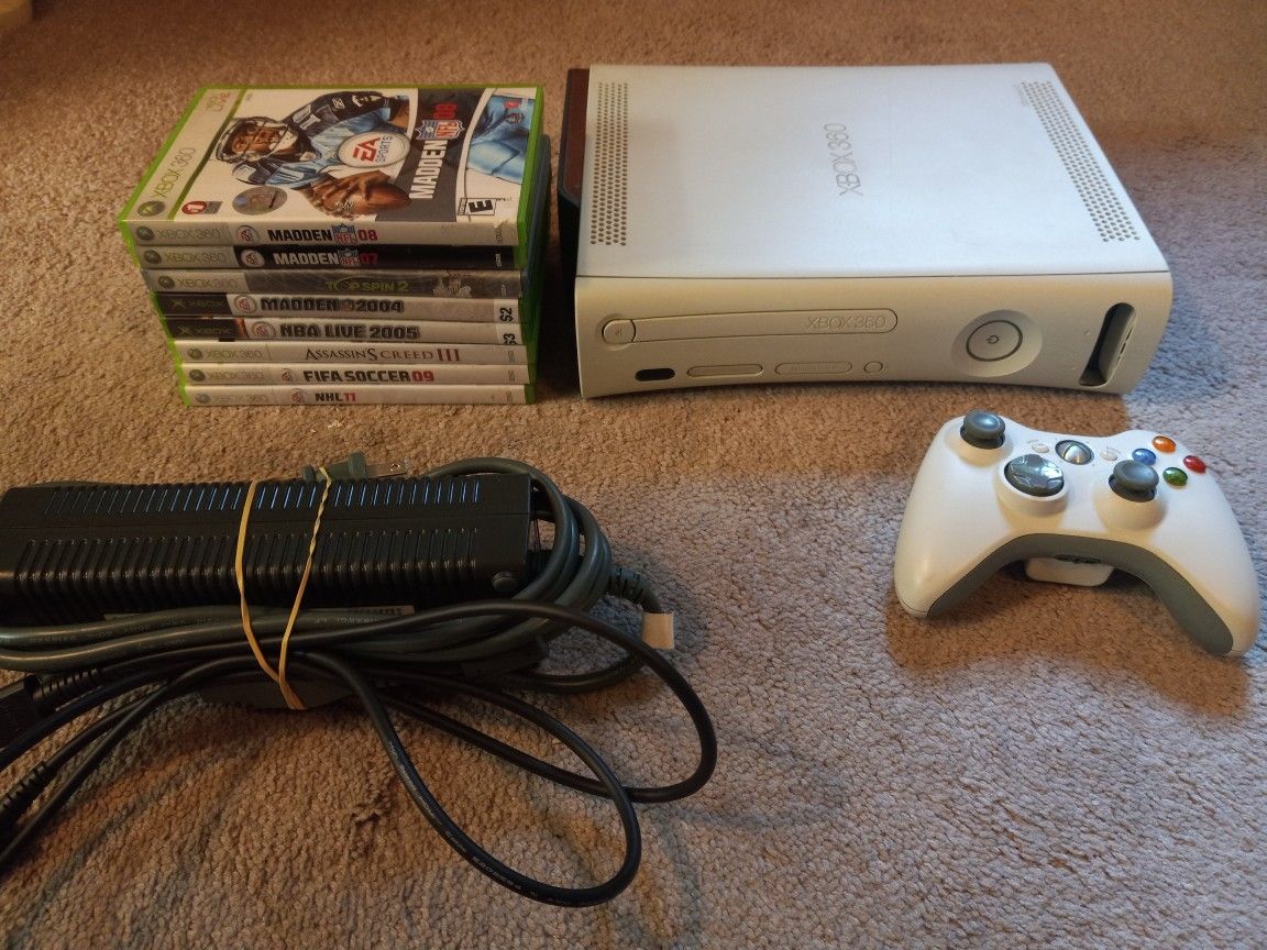 Xbox 360 With Games 