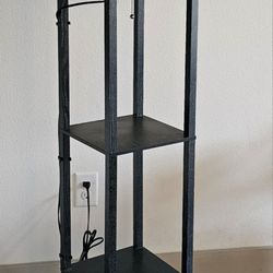 Modern Floor Lamp with Shelves – 3 Light Modes (Warm/Natural/Cool)