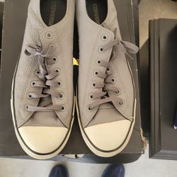 Leather Converse 