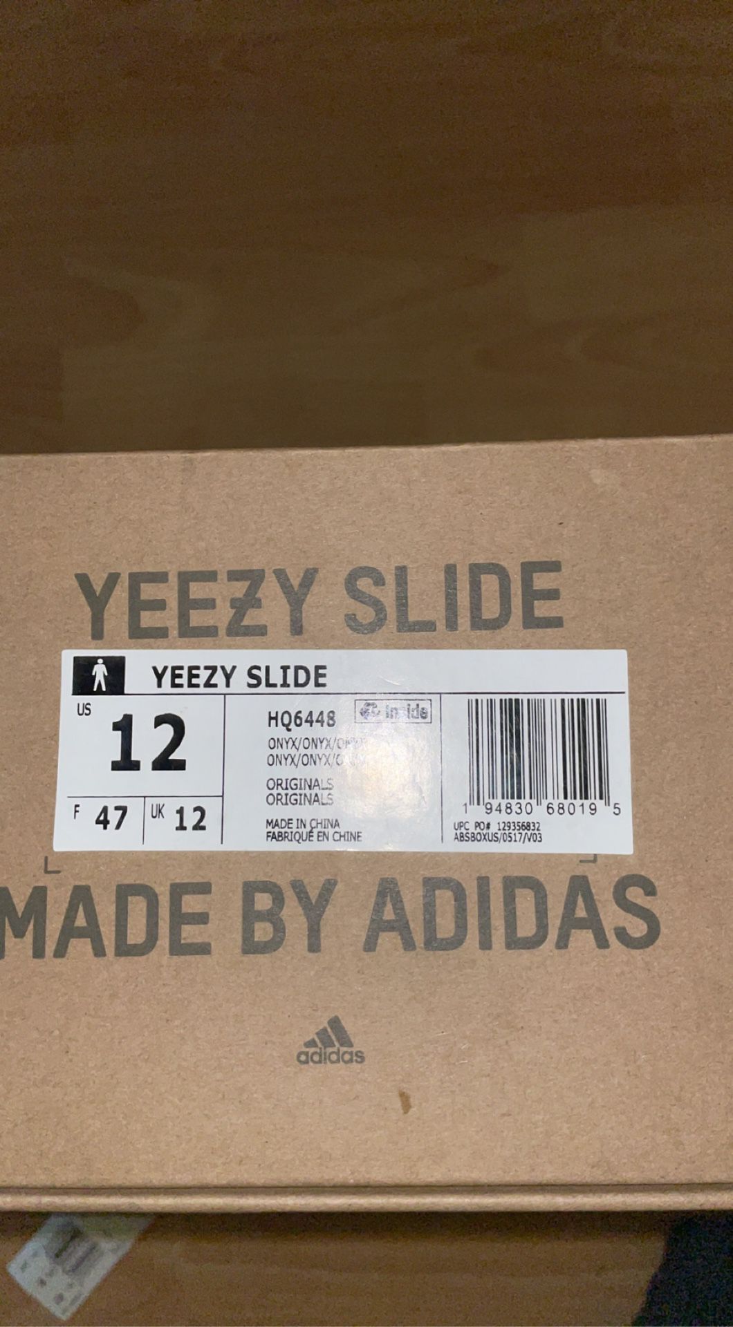 Yeezy Slide Onyx 