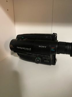 Sony Color View Finder Handycam Video 8 CCD-TR64  NTSC Camcorder Recorder 12X