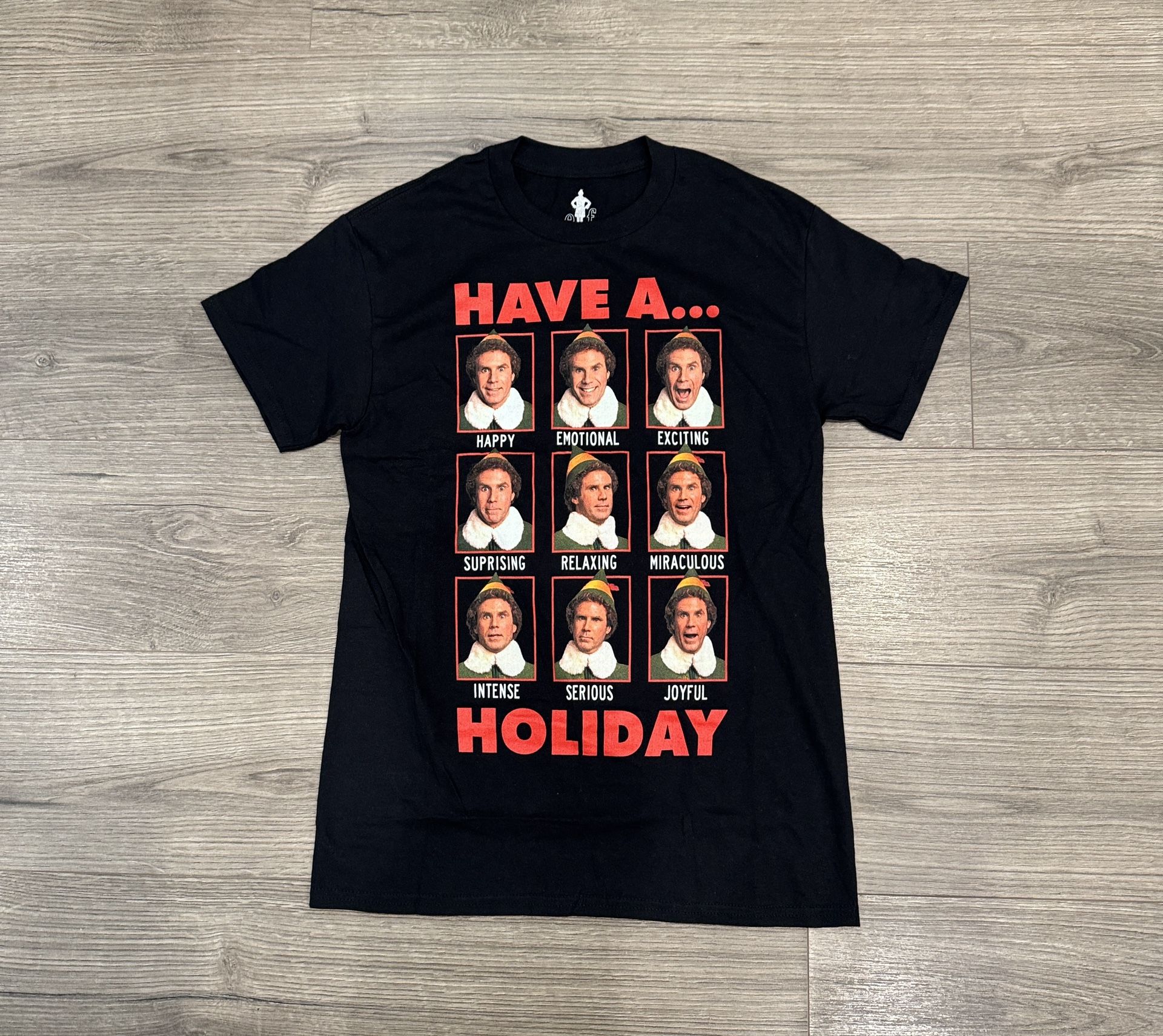 Elf “Have A … Holiday” Christmas Tee Men’s Size Small