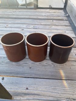Vintage Crock pots
