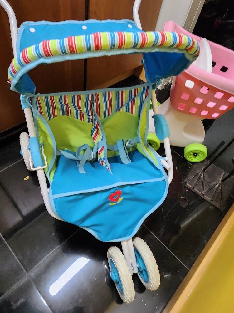 American Girl Doll Double Stroller