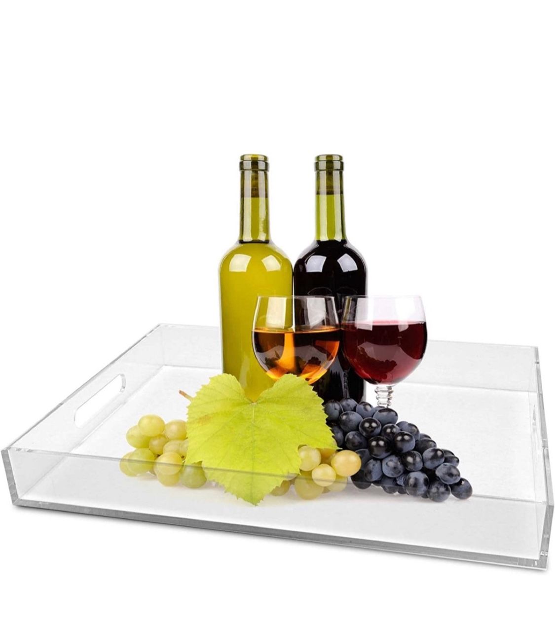 Clear acrylic tray