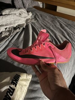 Pink Nike Track Spikes