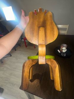 Handmade Wooden Frog chair
