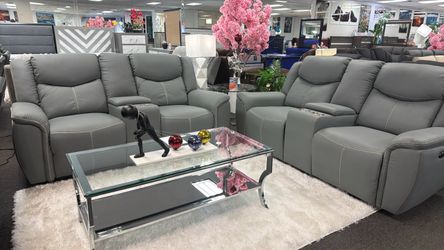 Grey Sofa&Loveseat 4x Recliners $1599