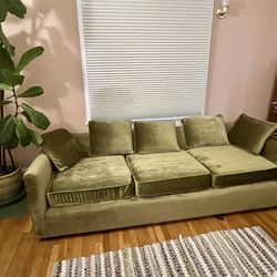 Vintage Green Couch