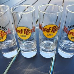 HRC Chicago, Phoenix , Honolulu  And Niagra Falls Shot Glasses