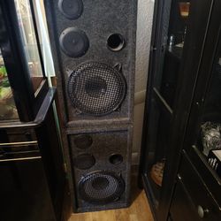 2 Acoustic Design Home Speakers 12"