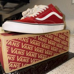 Vans Old Skool Racing Red | Women’s 10 / Men’s 8.5 | Pair #4