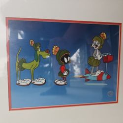 Warner Bros  Special Delivery Bugs Bunny & Marvin The Martian  Master  Cel