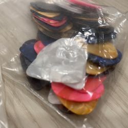 Guitar Picks – 2 Full Bags, Various Colors & Thicknesses