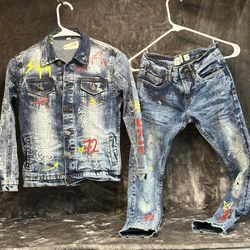 Boy’s Jean Jacket and Pants Set
