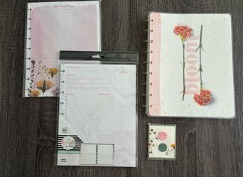 The Happy Planner Happy Notebook and  filler pages