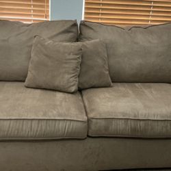 Two Seater Brown Couch