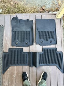 Toyota Tacoma OEM All Weather Floor Mats Liners 