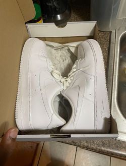 Men White Nike Air Force 1 
