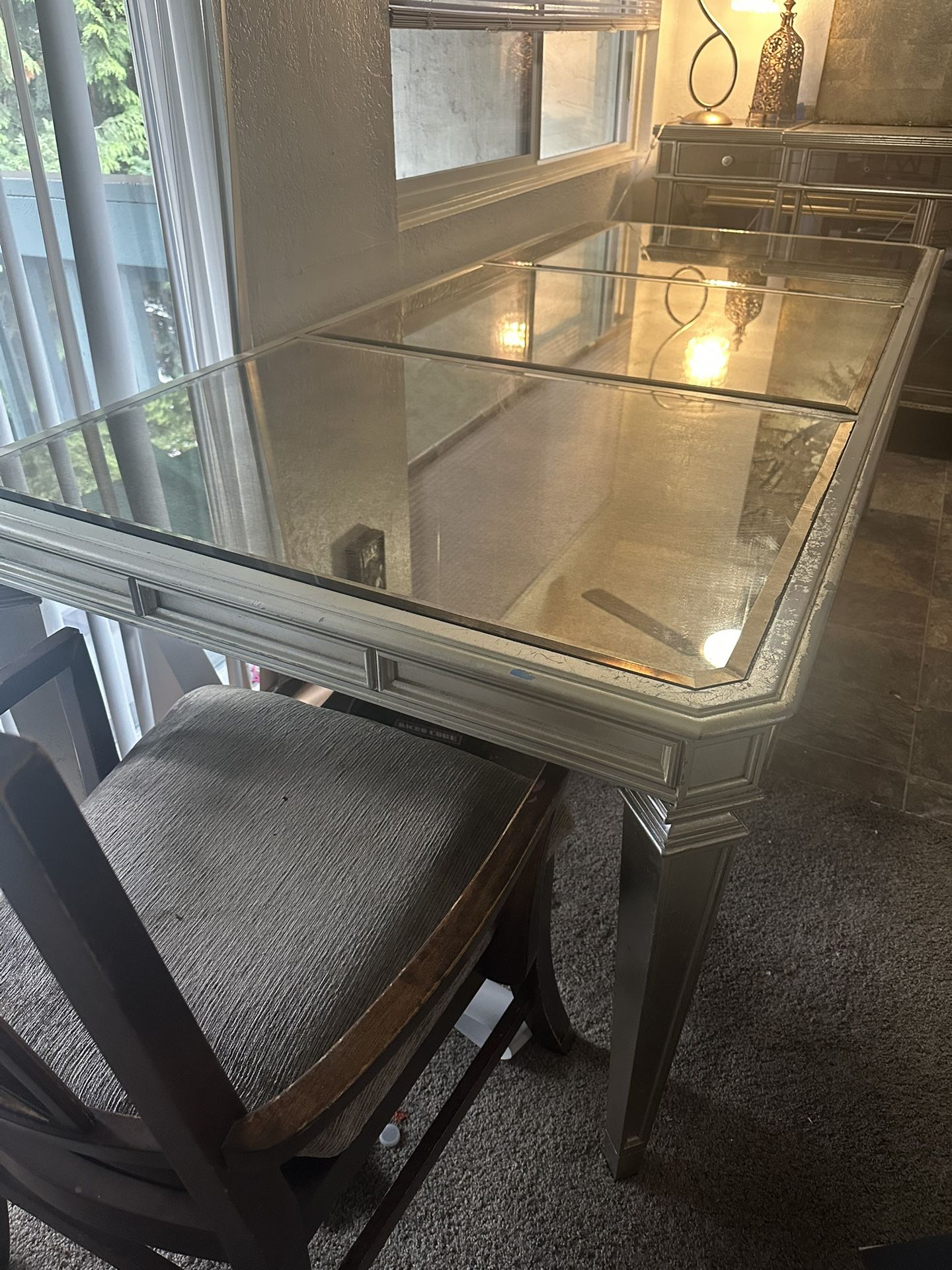 Mirrored Dining Table