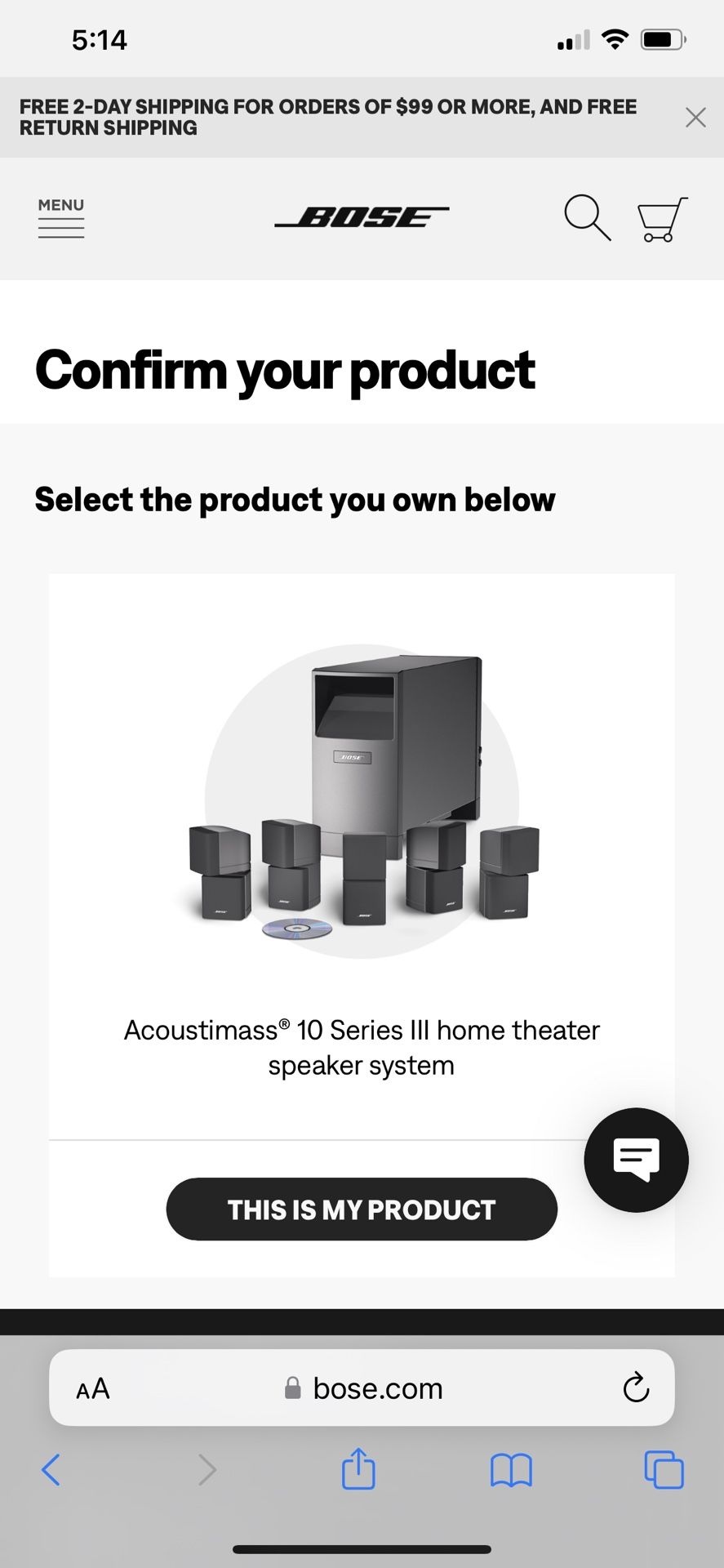 Bose Home Theater Acoustimas & Yamaha receiver