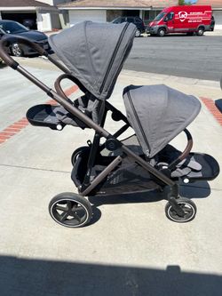 Cybex gazelle Double Stoller with additonal seat