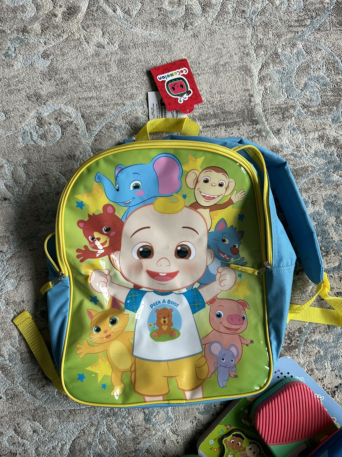 Cocomelon Backpack And Toys