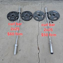 Ez Curl Bar And Weights