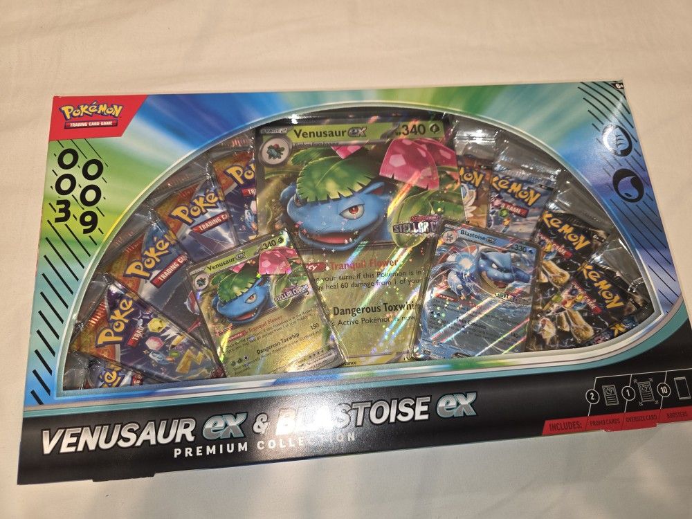 Pokemon Cards - Venusaur and Blastoise EX