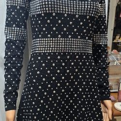 Michael Kors Black Studded Dress