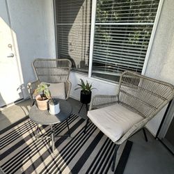 2 Outdoor Chairs - $