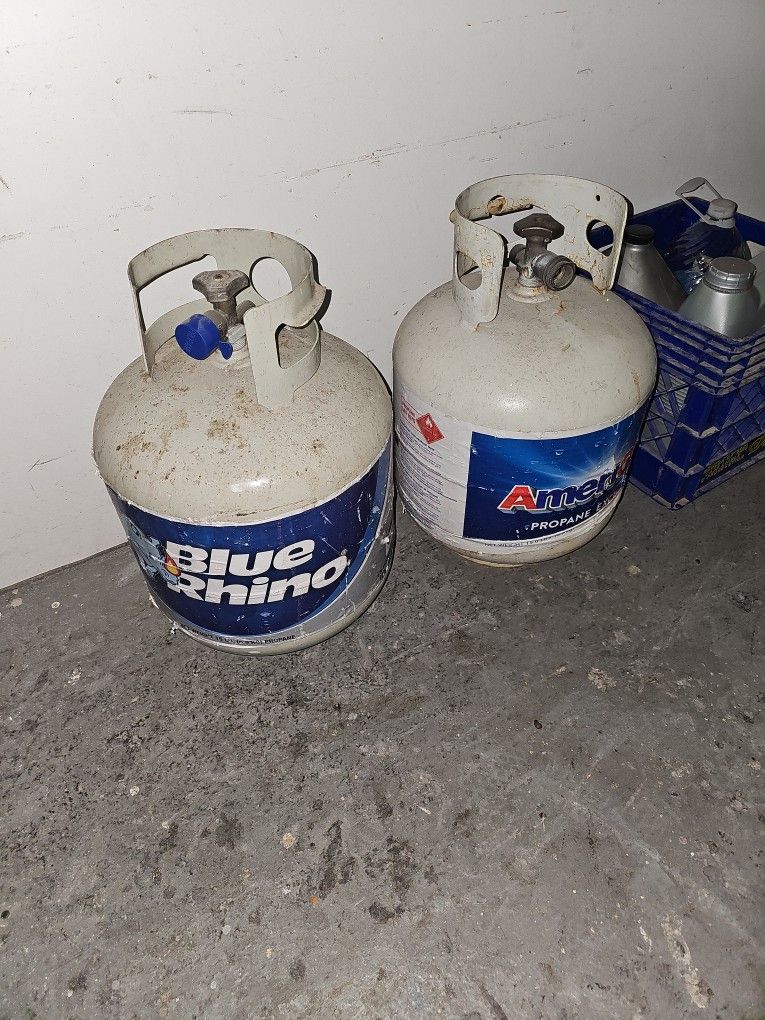(2) 15 pound Propane Tanks