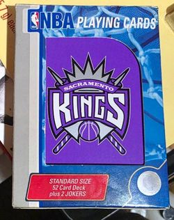 Sacramento Kings playing cards