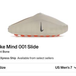 Nike mind 001 Slide Size 7