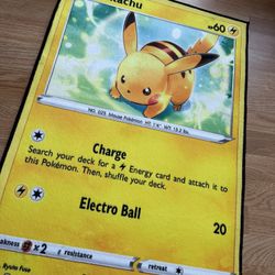 Pokemon Pikachu 21.5x31.5 Inches (NEW) 
